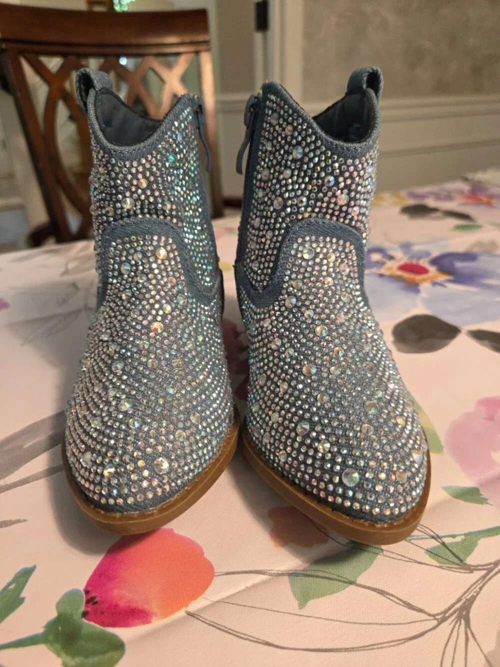 Forever Link Little Girl Rhinestone Boots